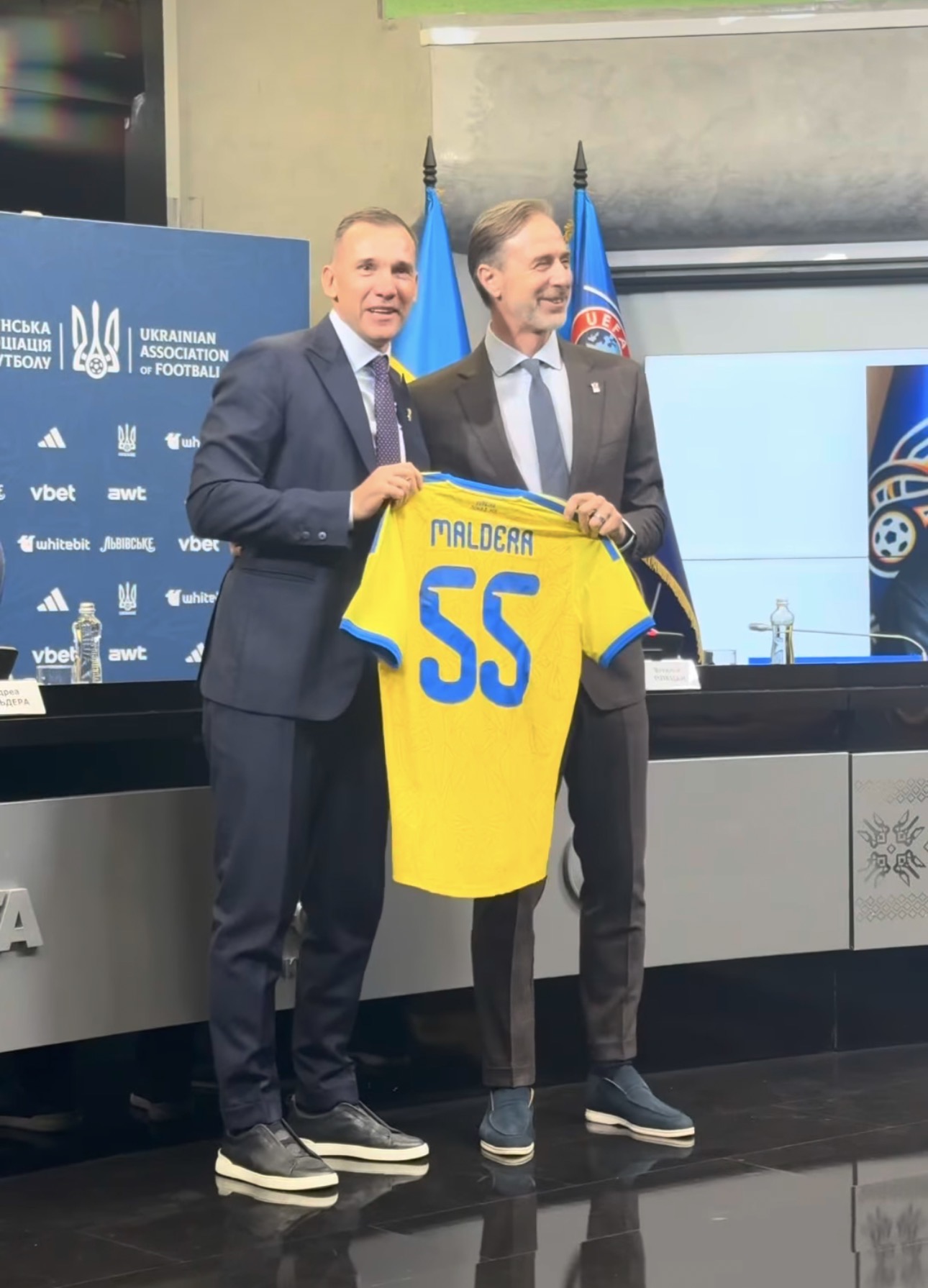 На пресконференції УАФ